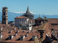 Campanile del Duomo, palazzo Reale, cupola della Sindone, palazzo Madama e palazzo Carignano