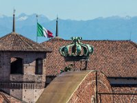 Torre medievale di palazzo Madama e corona di palazzo Carignano