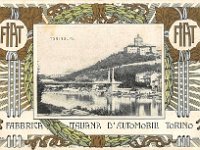 1900  cartolina pubblicitaria della Fiat