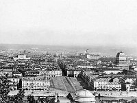 1880    panorama con la  Mole in costruzione