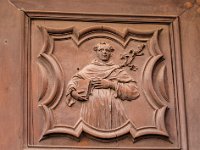 Portone  chiesa S.Francesco d'Assisi : -I-, Particolari