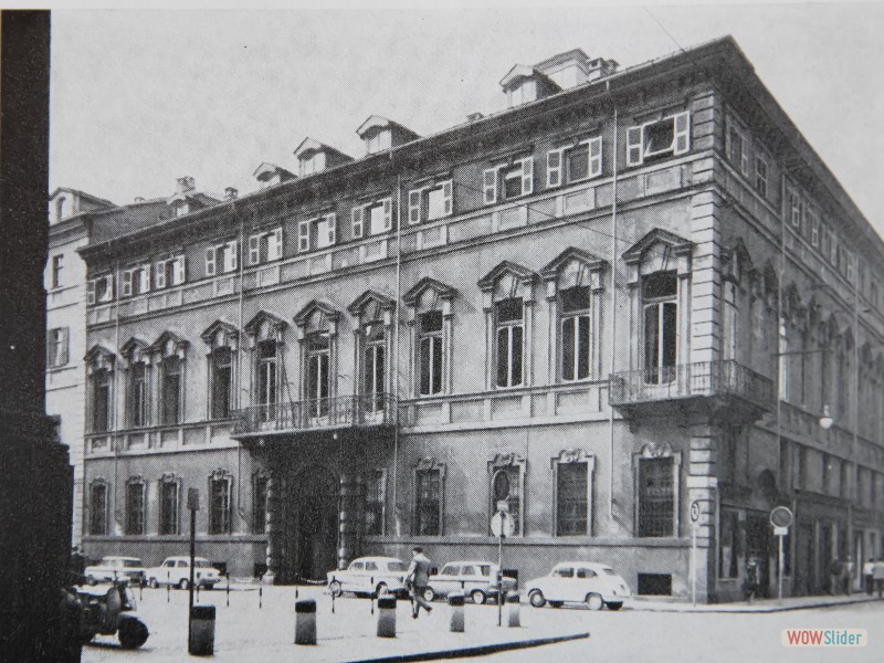 Palazzo Asinari di S.Marzano via Maria Vittoria 4 ai primi del '900