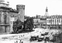 1872 - Tram a cavalli in piazza Castello 